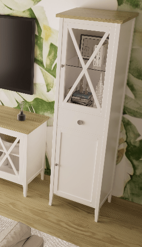 VITRINA ESTRECHA MOD.ZERO ASPA