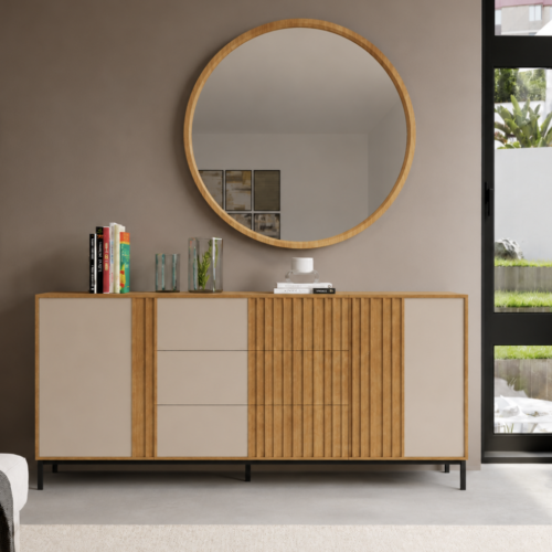 APARADOR de 180 MOD. OAKU ROBLE-MDF