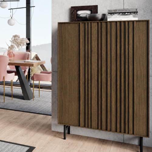 VAJILLERO 2 PUERTAS MOD. OAKU ROBLE