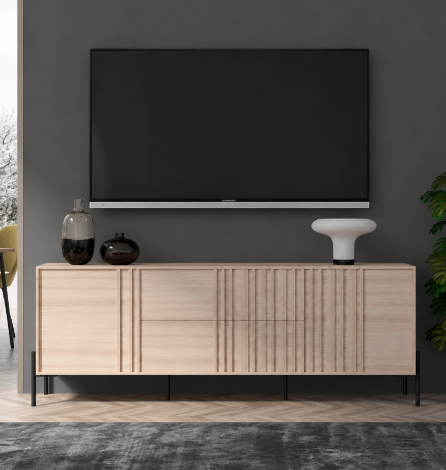 MESA TELEVISÓN de 180 MOD. OAKU ROBLE
