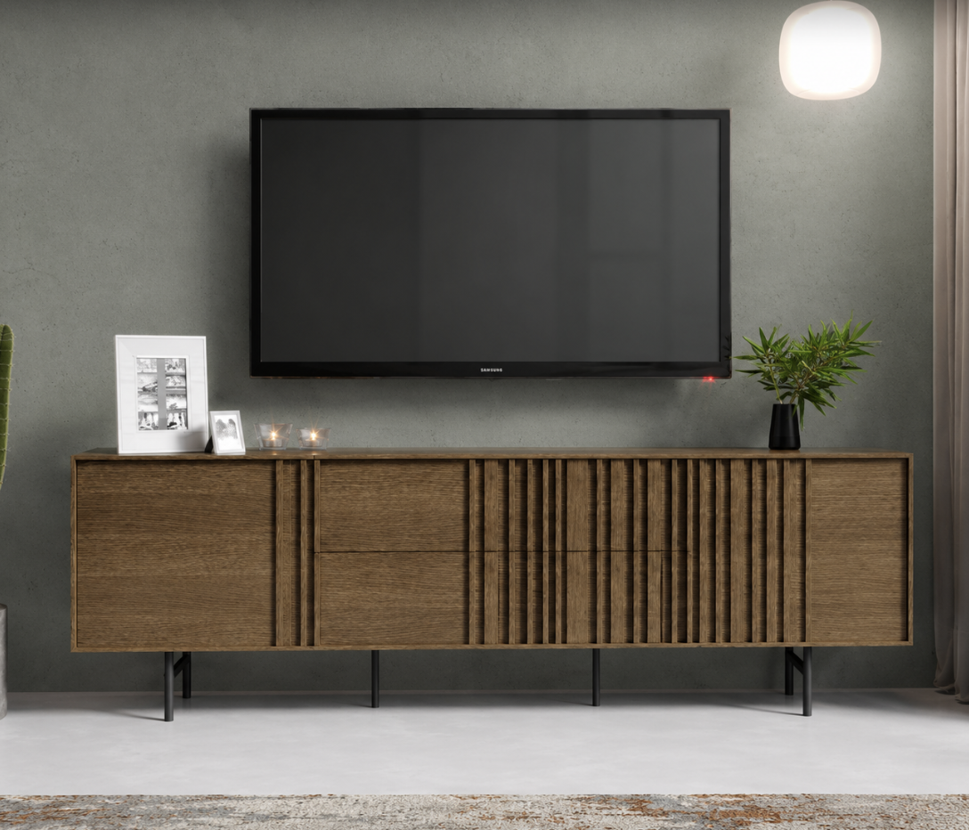 MESA TELEVISÓN de 220 MOD. OAKU ROBLE