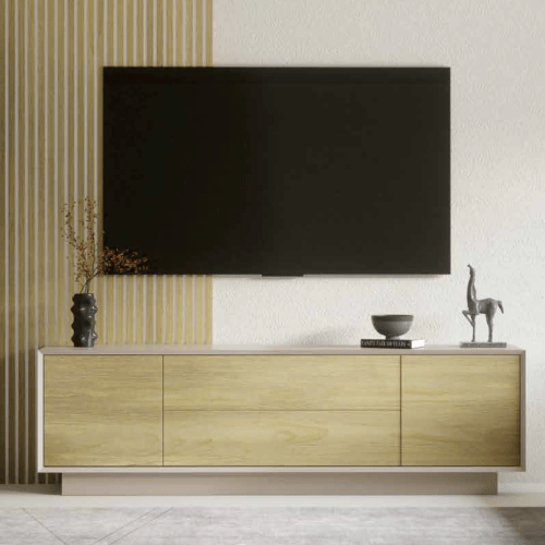MESA TV. MOD.URBAN 1 PUERTA / 2 CAJONES / 1 PUERTA