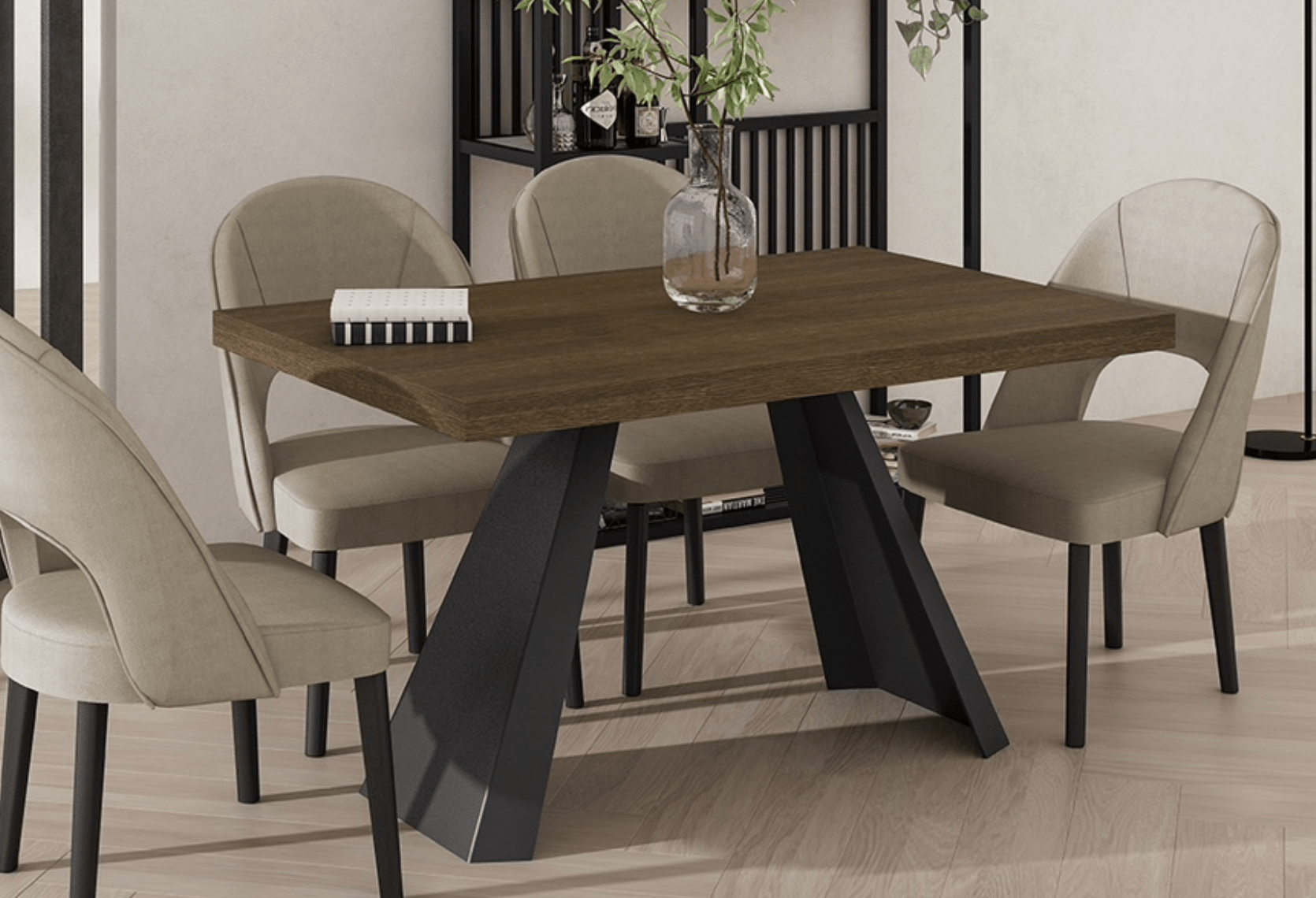 MESA COMEDOR MOD.DAIKEI ROBLE