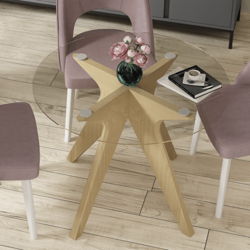 MESA COMEDOR MOD.ODÍN CRISTAL