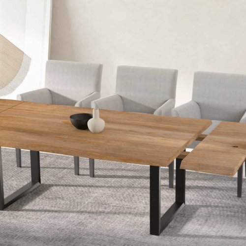 MESA COMEDOR MOD.HUNK EXTENSIBLE