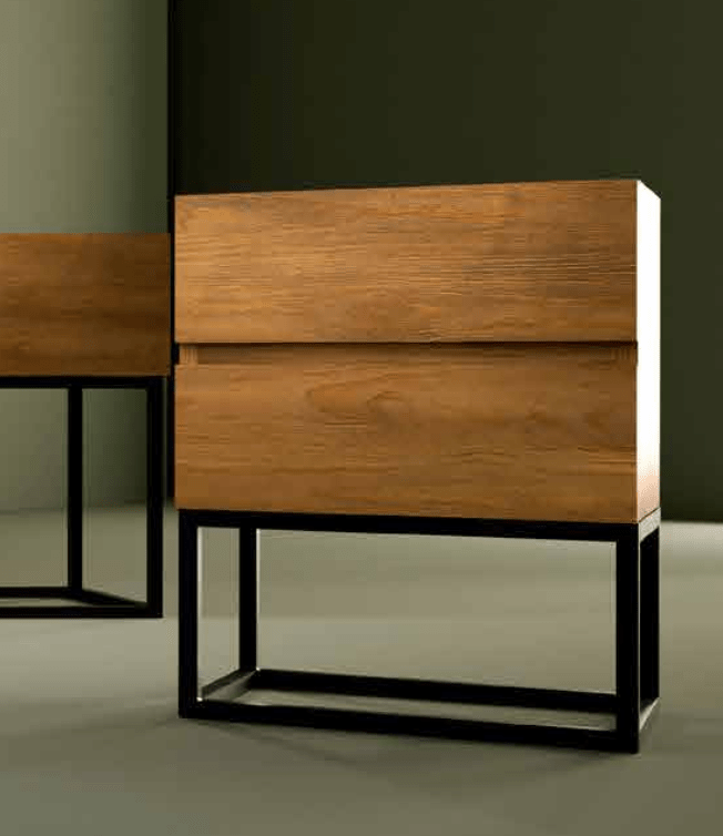 MESITA MOD. KLOST 2 CAJONES MADERA