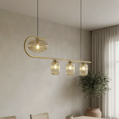 LAMPARA TECHO MOD.6135-22-3 ORO