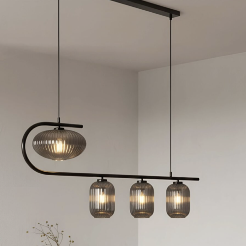 LAMPARA TECHO MOD.6135-21-1 NEGRO