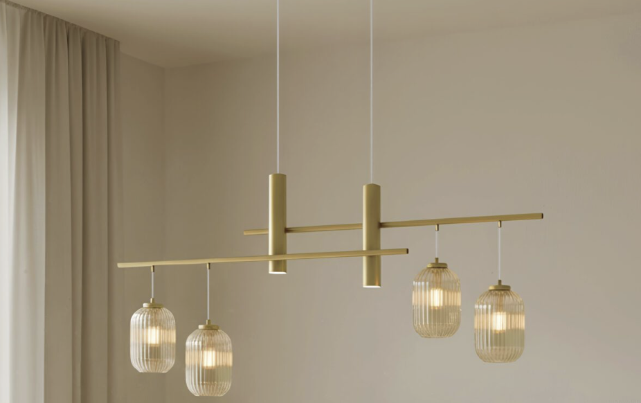 LAMPARA TECHO MOD.6136-22-3 ORO