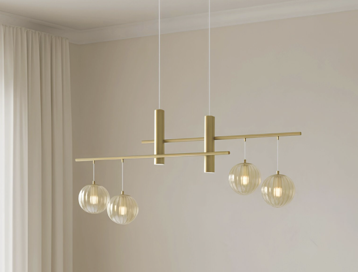 LAMPARA TECHO MOD. 6136-20-3 ORO